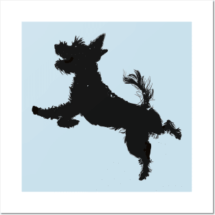 Silhouette of Toto Dog Posters and Art